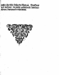 Arabesque/moresque printers ornament, German, 17th century