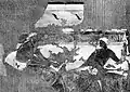 Drawing of a Mount Khajeh painting, Ghahga-Shahr.[5]