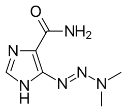 The related drug dacarbazine[16] for comparison
