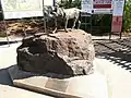 "Red Dog" statue