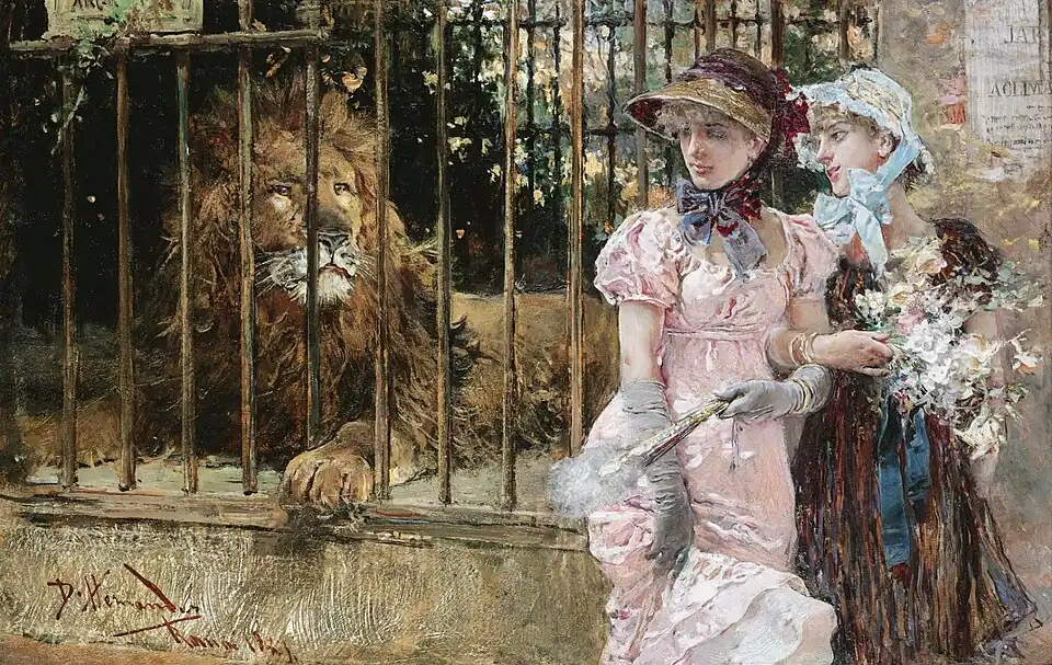 Girls at the Zoo
