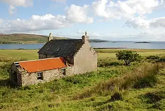 An empty farmhouse on Danna