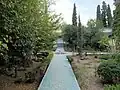 Example of a riad garden in the 19th-century Dar Batha palace
