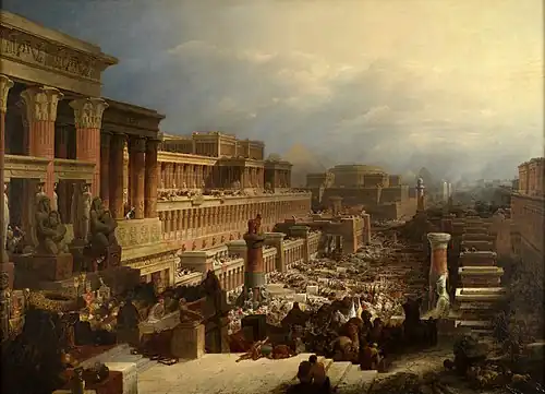 The Departure of the Israelites (1829). Oil on canvas