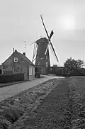 Side view of the mill