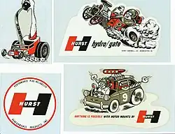 Hurst decals
