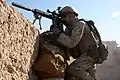 Mk 12 Mod 1 rifle in USMC service in Afghanistan, 2010.
