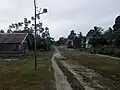 Road next to the school