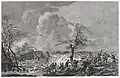 Painting of the 1799 dike breach