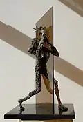 Dilemma (alloy and plexiglass), 1978. This sculpture is 53&nbsp;cm tall. (Courtesy of Roger Kohn)
