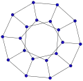 Skeleton of the dodecahedron
