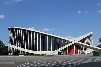 Dorton Arena designed by Maciej Nowicki, Raleigh, North Carolina, United States, 1952