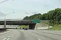 Downtown Connector looking north at University Avenue
