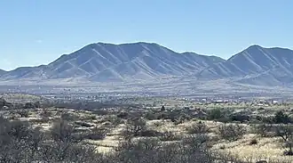 Dragoon, Arizona lies between the Dragoon Mountains to the southwest and the Little Dragoon Mountains to the northwest.