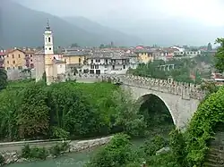 A view of Dronero