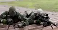 Snipers of the DSI during a training.