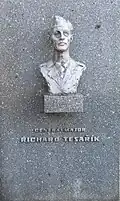 Bust on the Alley of Heroes on the Dukla Pass (Slovakia)