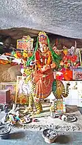 Churrio Durga temple is under threat from the dynamite mining