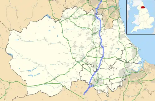 Stanhope is located in County Durham