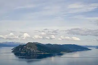 View of Dyrøya island in Dyrøy