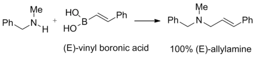 geometrically pure allylamines