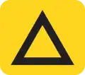 Hollow triangle