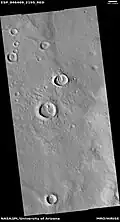Layers in craters, as seen by HiRISE under HiWish program