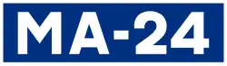 Autovía MA-24 shield}}