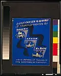(1937) Poster urging citizens to get early diagnosis of cancer