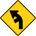 P2-11I Curve with internal side road (left)