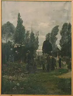 Édouard Joseph Dantan, Enterrement d'un enfant à Villerville (1884)