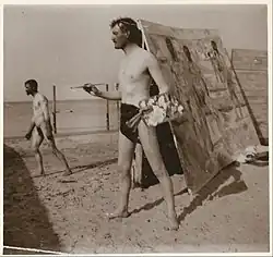 Edvard Munch at the Beach in Warnemünde, 1907, Munch Museum, Oslo