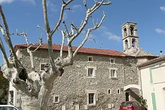 The church in Verquières