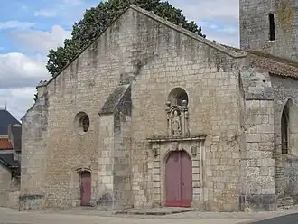 The church in Nalliers