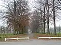 Castle entry lane seen from "De Wiette Päölkes"