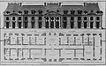 Diagram of the third level of the Château-Neuf (known as "le Bel étage", the beautiful floor), by Mariette, around 1715