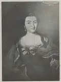 Princess Elizabeth Hedwig of Nassau-Siegen (1719–1789). Portrait by Johann Philipp Behr, 1738. Siegerlandmuseum, Siegen.