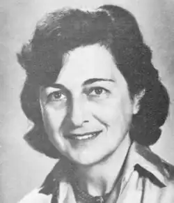 Bartlett c. 1973. Photograph courtesy of Steven James Bartlett, literary executor for Elizabeth Bartlett.