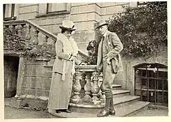 Ellen Cuffe with husband William Cuffe