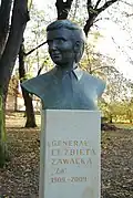 Bust in Henryk Jordan Park, Kraków