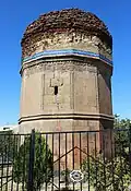 South façade of the mausoleum.
