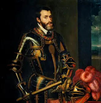 Image 18Charles I of Spain (better known in the English-speaking world as the Holy Roman Emperor Charles V) was the most powerful European monarch of his day. (from History of Spain)