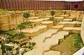 The snow leopard enclosure, built into former rock quarry.