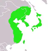 Map of range