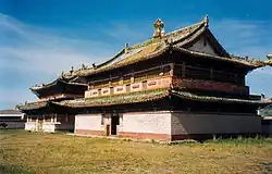 Large, pagoda-style building