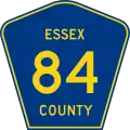 County Route 84 marker