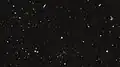 This image shows an area of Euclid’s Deep Field South. The area is zoomed in 16 times compared to the large mosaic.