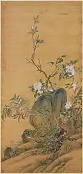 郎世宁万寿长春图 Myriad Longevities in an Everlasting Spring