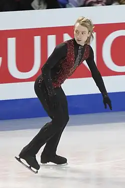 Evgeni Plushenko at the 2010 European Championships