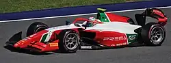Antonelli qualifying for the 2024 Spielberg Formula 2 round